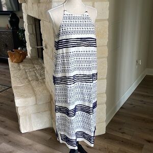 Anthropologie, Cory Lynn Halter midi maxi dress tribal printed